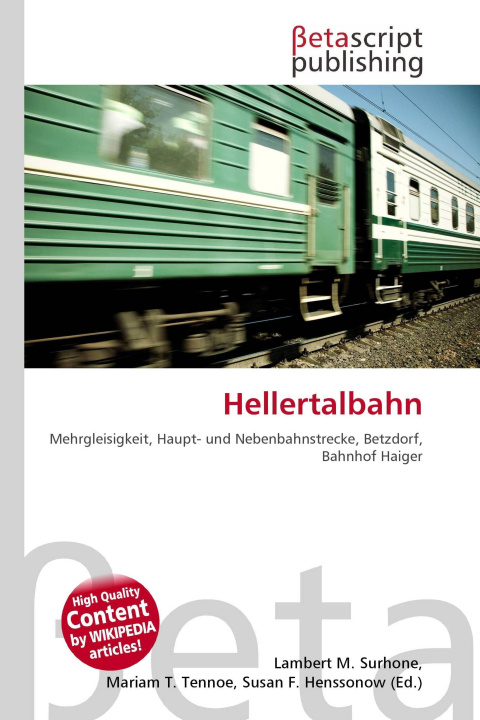 Kniha Hellertalbahn Mariam T. Tennoe