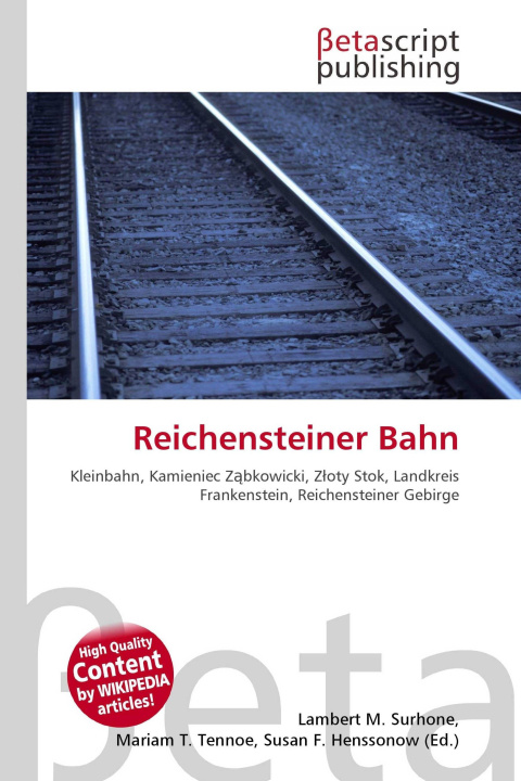Kniha Reichensteiner Bahn Mariam T. Tennoe