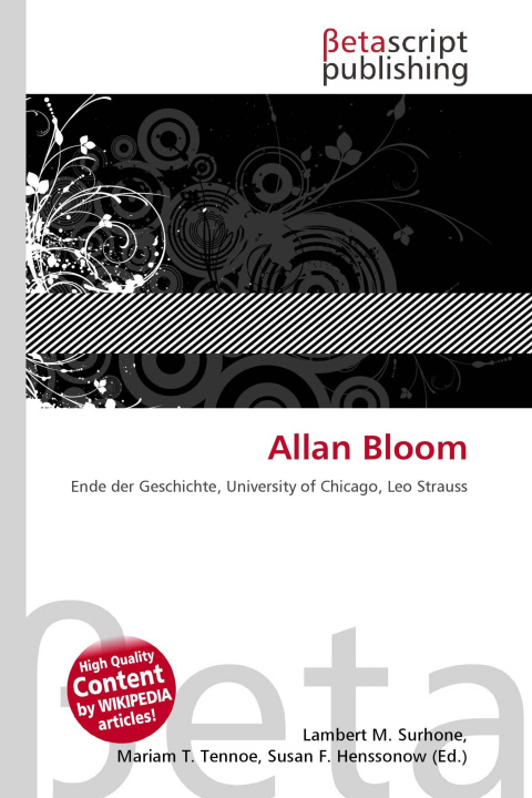Knjiga Allan Bloom Mariam T. Tennoe