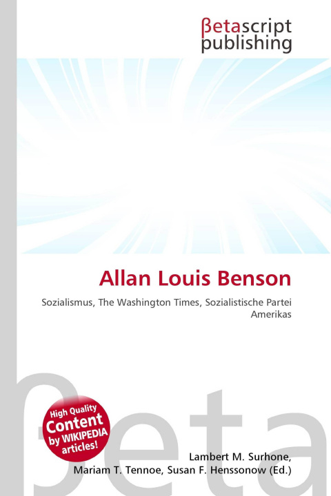 Knjiga Allan Louis Benson Mariam T. Tennoe