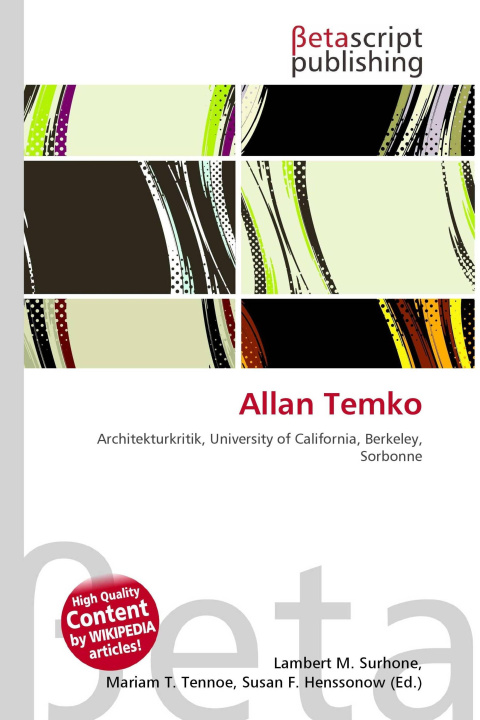 Kniha Allan Temko Mariam T. Tennoe