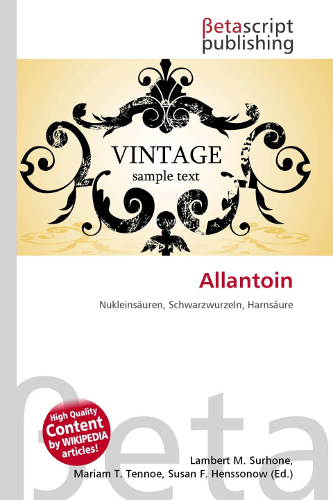 Kniha Allantoin Mariam T. Tennoe
