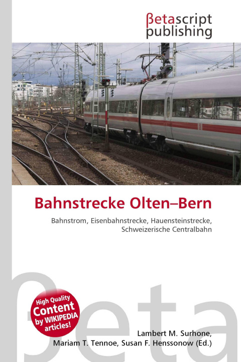 Kniha Bahnstrecke Olten-Bern Mariam T. Tennoe