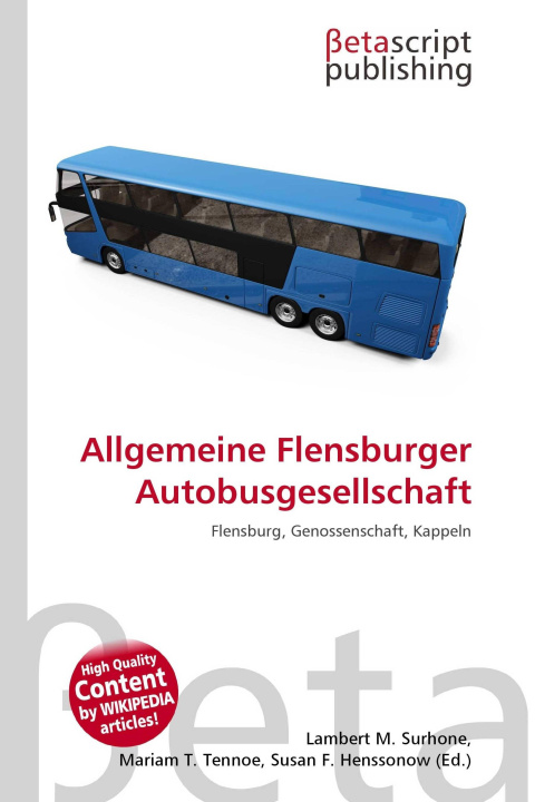 Knjiga Allgemeine Flensburger Autobusgesellschaft Mariam T. Tennoe