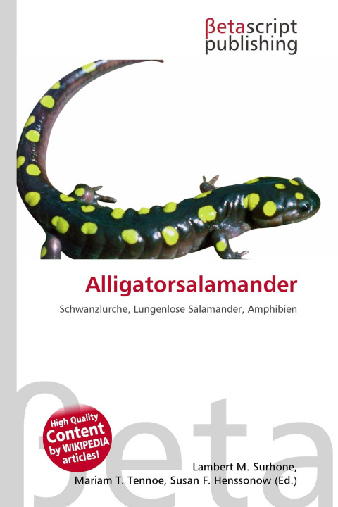 Kniha Alligatorsalamander Mariam T. Tennoe