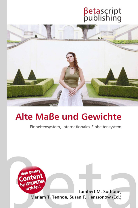 Knjiga Alte Maße und Gewichte Mariam T. Tennoe