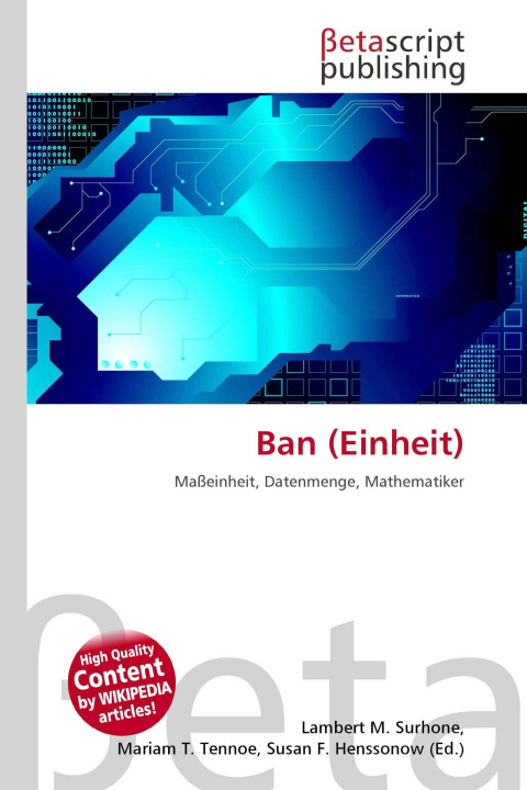 Kniha Ban (Einheit) Mariam T. Tennoe