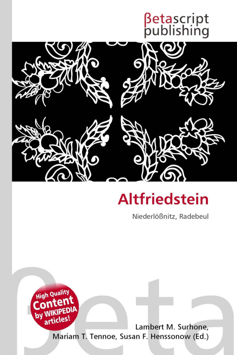 Kniha Altfriedstein Mariam T. Tennoe