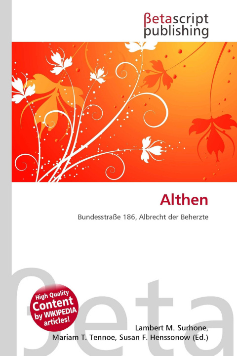 Kniha Althen Mariam T. Tennoe