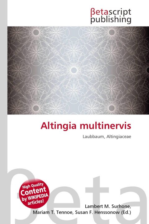 Knjiga Altingia multinervis Mariam T. Tennoe