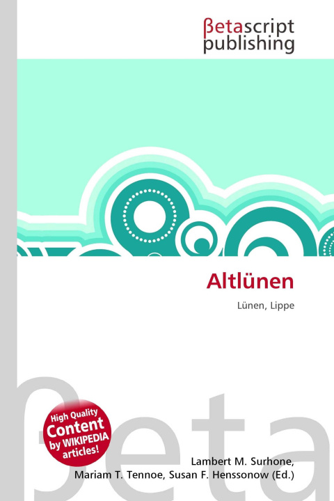 Knjiga Altlünen Mariam T. Tennoe