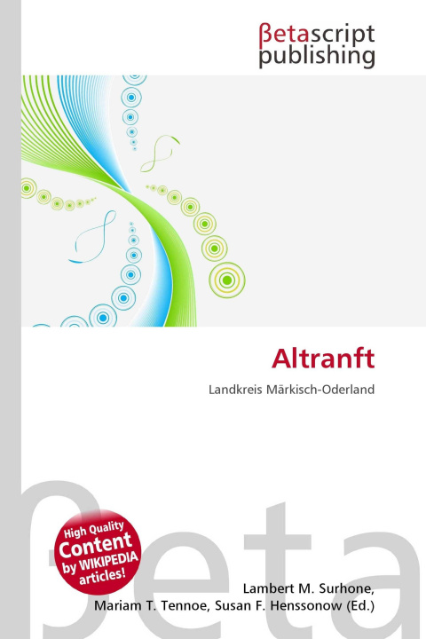 Kniha Altranft Mariam T. Tennoe