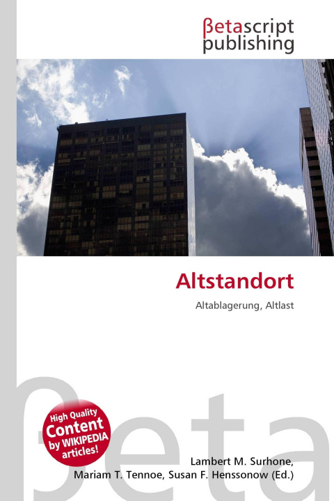 Kniha Altstandort Mariam T. Tennoe