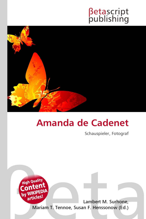 Kniha Amanda de Cadenet Mariam T. Tennoe