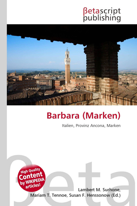 Kniha Barbara (Marken) Mariam T. Tennoe