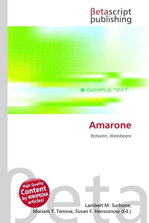 Könyv Amarone Mariam T. Tennoe