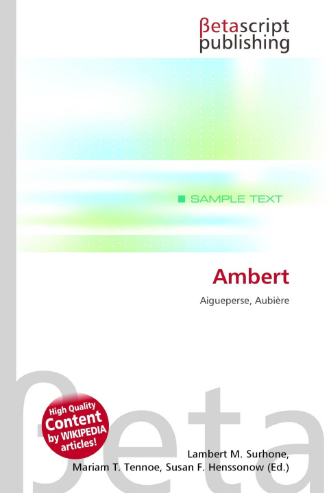 Kniha Ambert Mariam T. Tennoe