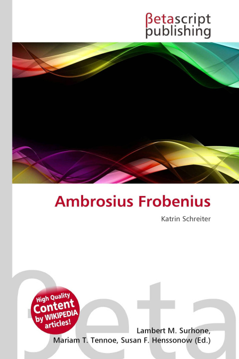 Knjiga Ambrosius Frobenius Mariam T. Tennoe