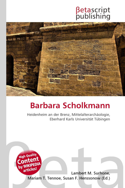 Kniha Barbara Scholkmann Mariam T. Tennoe