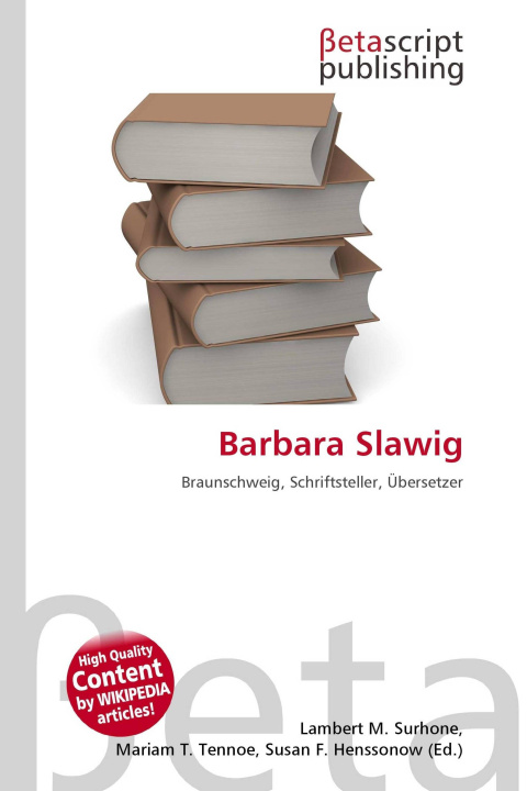 Könyv Barbara Slawig Mariam T. Tennoe