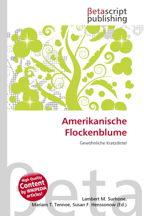 Libro Amerikanische Flockenblume Mariam T. Tennoe