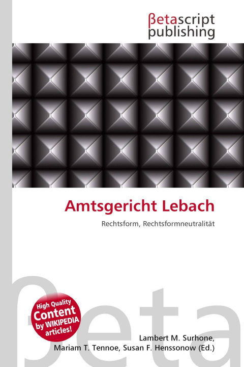 Kniha Amtsgericht Lebach Mariam T. Tennoe