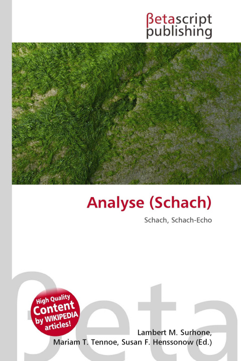 Kniha Analyse (Schach) Mariam T. Tennoe