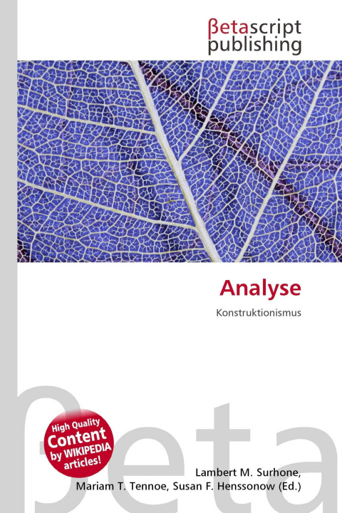 Könyv Analyse Mariam T. Tennoe