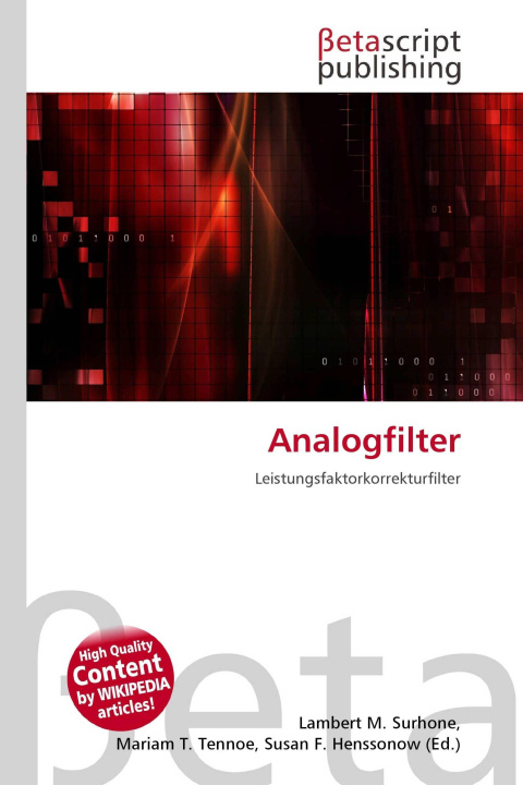Kniha Analogfilter Mariam T. Tennoe