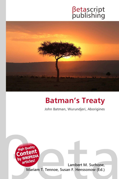 Kniha Batman's Treaty Mariam T. Tennoe