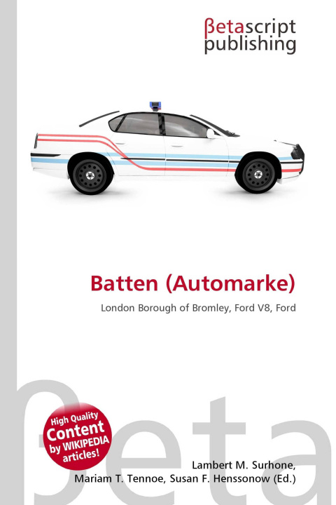 Knjiga Batten (Automarke) Mariam T. Tennoe