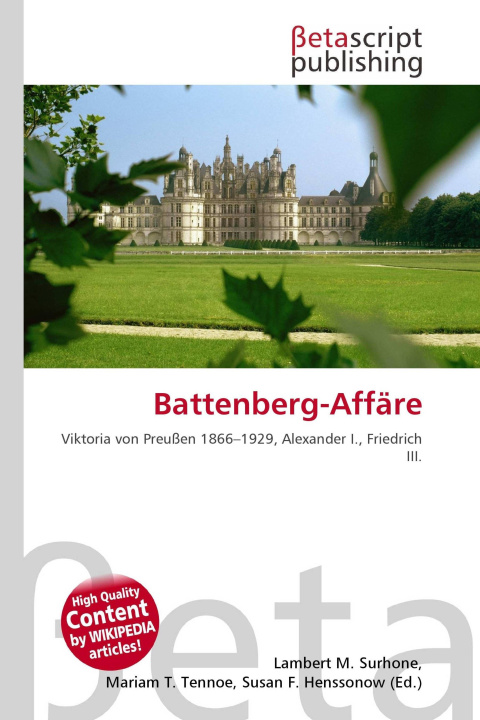 Knjiga Battenberg-Affäre Mariam T. Tennoe