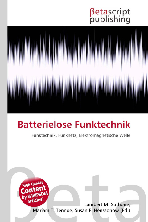 Kniha Batterielose Funktechnik Mariam T. Tennoe