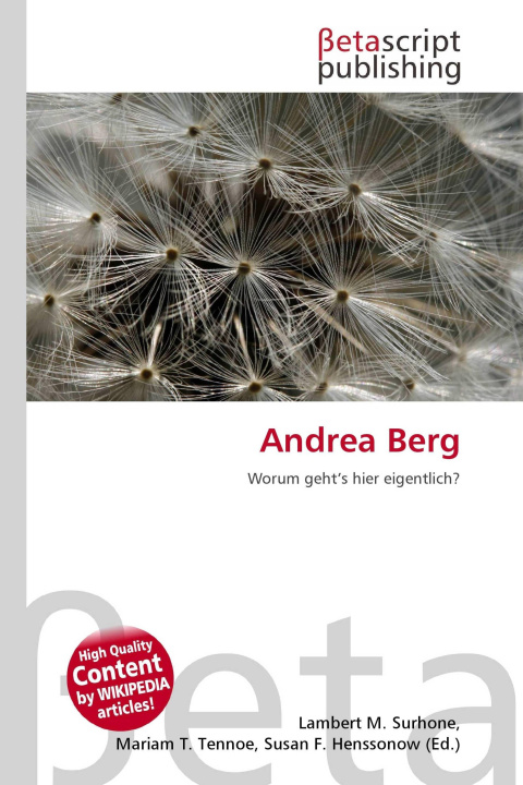 Kniha Andrea Berg Mariam T. Tennoe