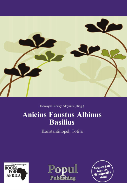 Kniha Anicius Faustus Albinus Basilius 