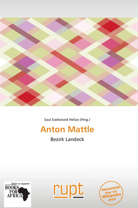 Kniha Anton Mattle 