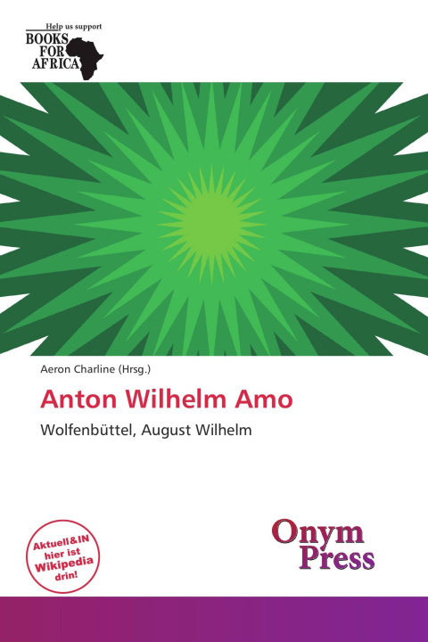 Kniha Anton Wilhelm Amo 