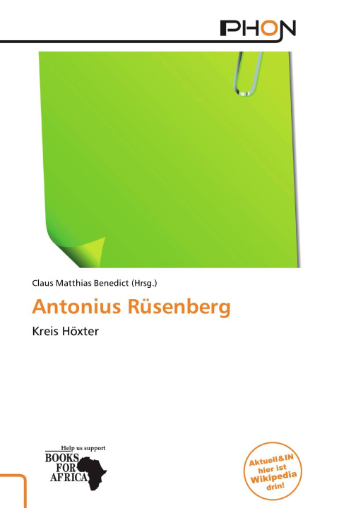 Knjiga Antonius Rüsenberg 