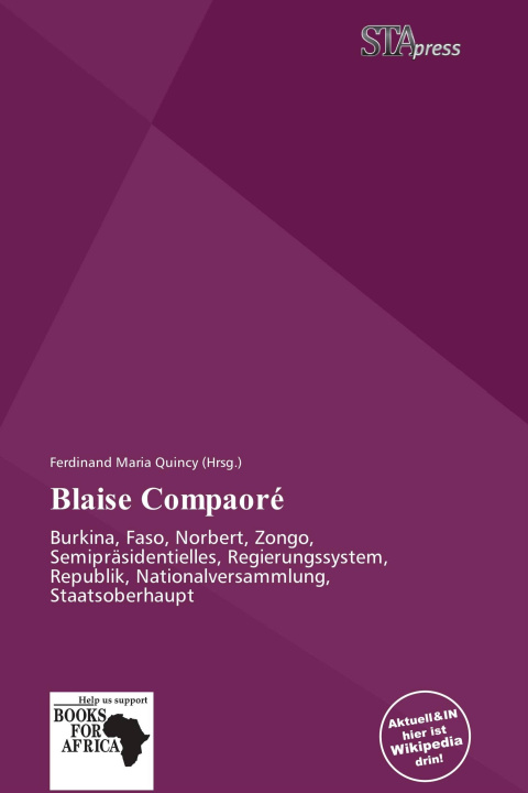 Kniha Blaise Compaoré 