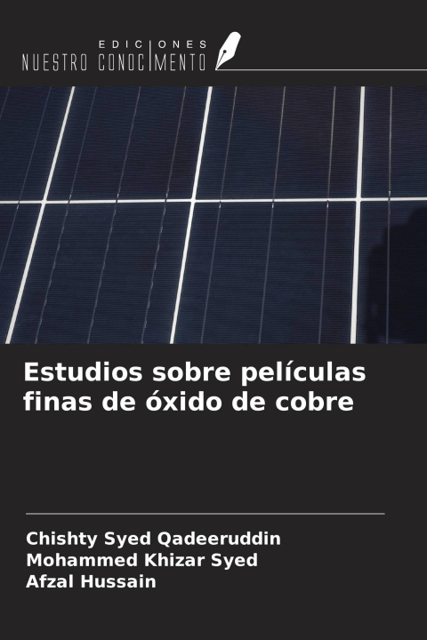 Libro Estudios sobre películas finas de óxido de cobre Mohammed Khizar Syed