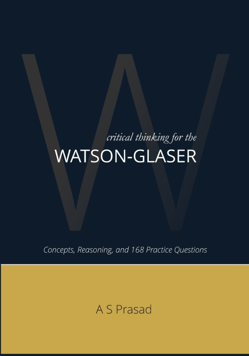 Kniha Critical Thinking For Watson-Glaser A S Prasad