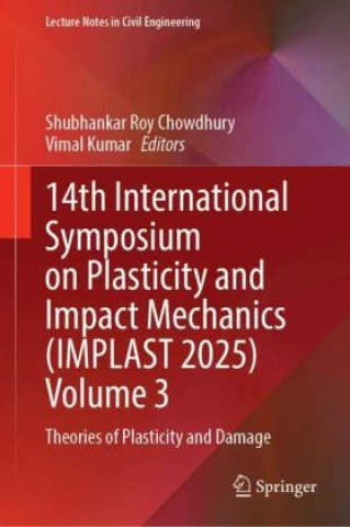 Buch 14th International Symposium on Plasticity and Impact Mechanics (IMPLAST 2025) Volume 3 Shubhankar Roy Chowdhury