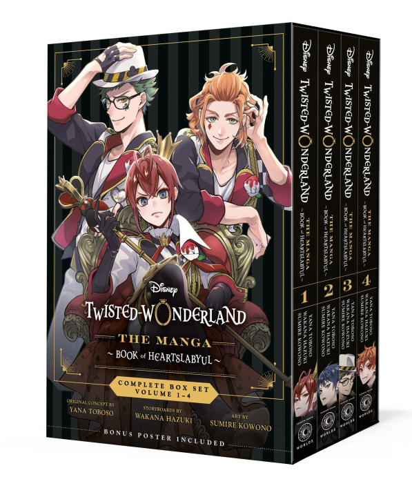 Spel/speelgoed Twisted Wonderland: Book of Heartslabyul (the Manga), Boxed Set Wakana Hazuki