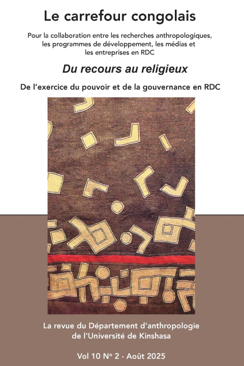 Knjiga Le carrefour congolais 10(2) prof. Ndaya Tshiteku
