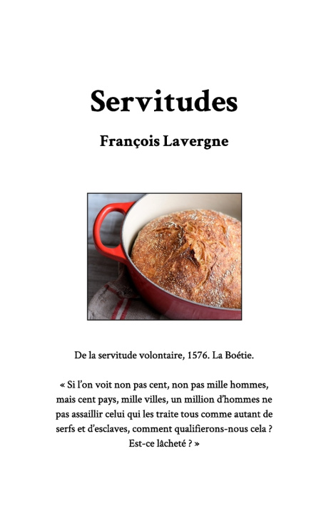 Kniha Servitudes François Lavergne