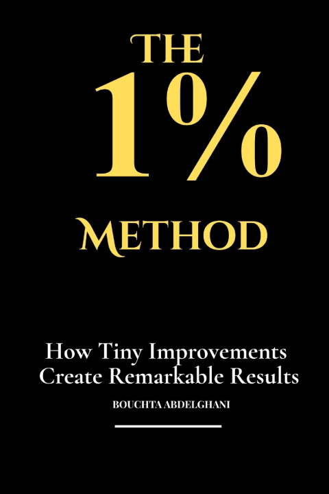 Kniha The 1% Method Abdelghani Bouchta