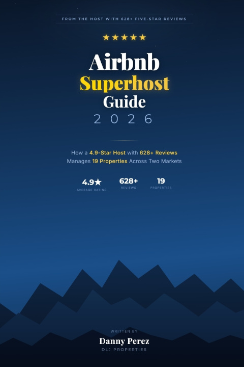 Kniha Airbnb Superhost Guide 2026 Danny Perez