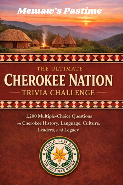 Kniha The Ultimate Cherokee Nation Trivia Challenge Memaw's Pastime