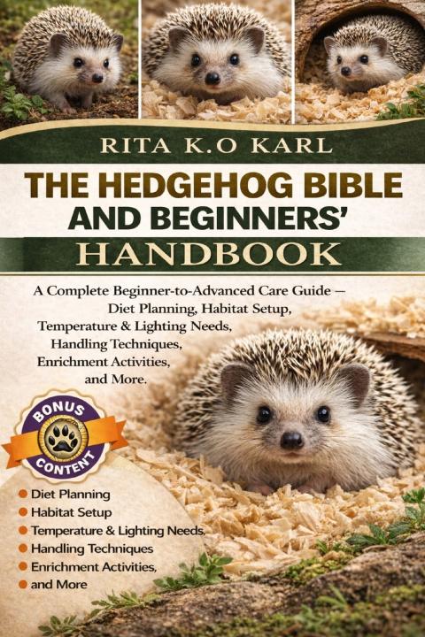 Kniha THE HEDGEHOG BIBLE AND BEGINNERS' HANDBOOK RITA K.O KARL