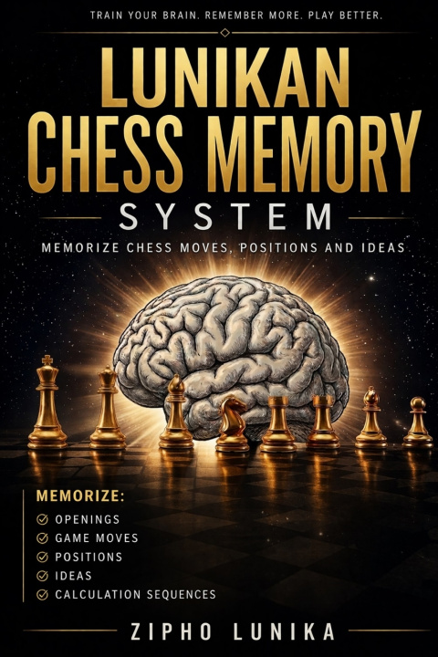 Kniha Lunikan Chess Memory System Zipho Lunika